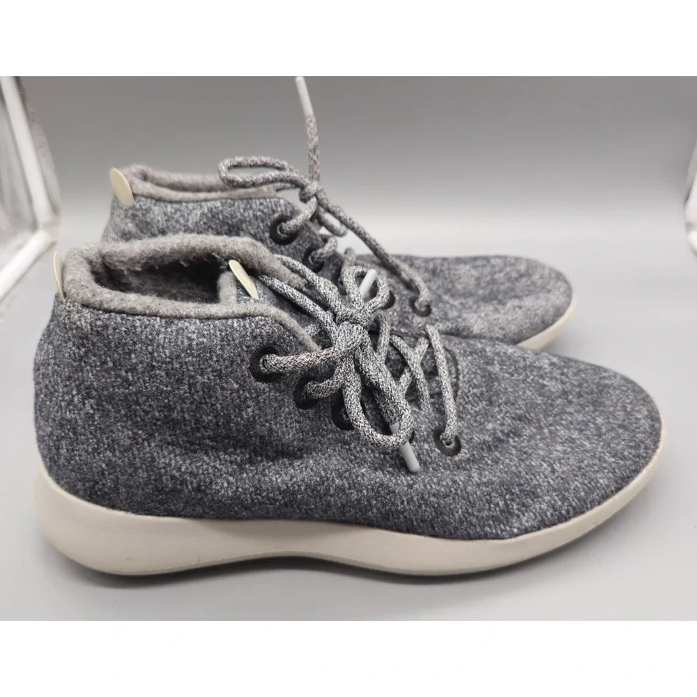 Allbirds Wool Runner-up Mizzle Shoes Mens Size 11 M‎ Gray Merino High Top WRUM